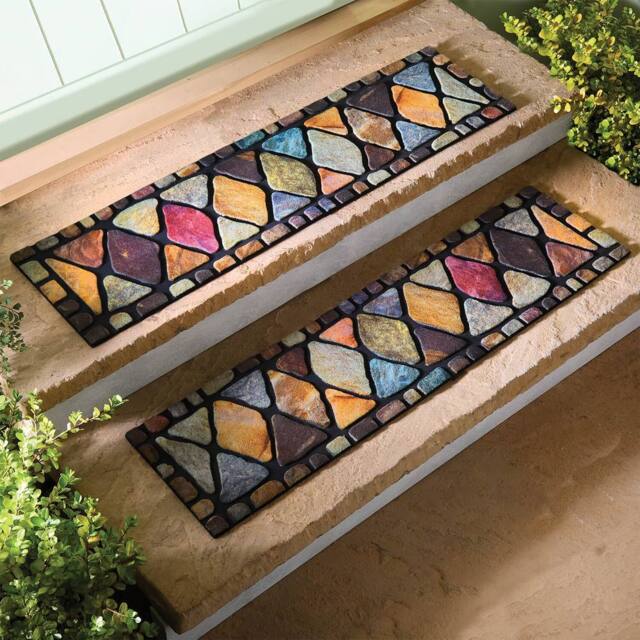 Gainsborough Heavy-Duty Step Mats - Non-Slip, Hose-Down, Set of 2 - Size: 90 cm x 240 cm - image 1
