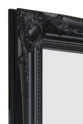 MirrorOutlet 'Hamilton' Black Antique Design Wall Mirror 117cm x 91cm - Size: 117 cm x 91 cm - thumbnail 3
