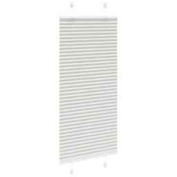 Berkfield Home Pleated Blind Light Grey 65x150 cm Fabric Width 64.4 cm Polyester - thumbnail 3