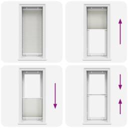 Berkfield Home Pleated Blind Light Grey 65x150 cm Fabric Width 64.4 cm Polyester - thumbnail 5