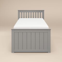 Flair Montana Captains Bed with Drawers in Grey - Size: Single - thumbnail 6