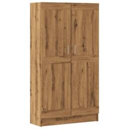 Berkfield Home Book Cabinet Artisan Oak 82.5x30.5x150 cm Engineered Wood in Brown - thumbnail 2