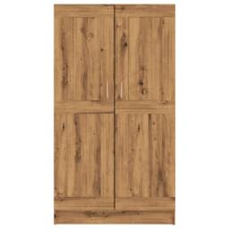 Berkfield Home Book Cabinet Artisan Oak 82.5x30.5x150 cm Engineered Wood in Brown - thumbnail 5