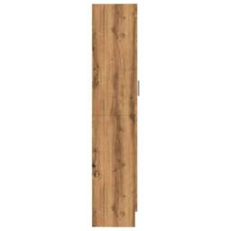 Berkfield Home Book Cabinet Artisan Oak 82.5x30.5x150 cm Engineered Wood in Brown - thumbnail 6