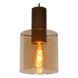 Lucide 'TOLEDO' Dimmable Adjustable Vintage Cluster Pendant Light 3xE27 in Orange - thumbnail 6