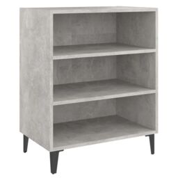 Berkfield Home Sideboard Concrete Grey 57x35x70 cm Engineered Wood - Size: 57 x 35 x 70 cm - thumbnail 2