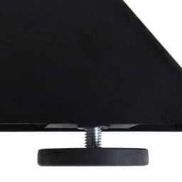 Berkfield Home Modern Dining Table Leg Spider Shape Black 120x68x(72-73) cm Steel - thumbnail 7