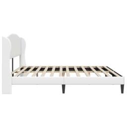 Berkfield Home Bed Frame with Headboard White 180 x 200 cm Faux Leather - thumbnail 5