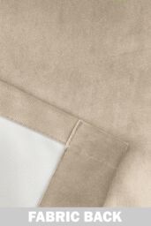 Enhanced Living 100% Blackout Luxury Supersoft Velvet Thermal Tape Top Curtains for Living Room & Bedrooms in Cream - Size: 168 cm width x 137 cm drop - thumbnail 5