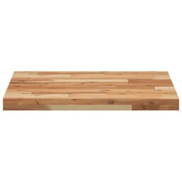 Berkfield Home Table Top Square 60x60x4 cm Solid Wood Acacia in Brown - Size: 60 x 60 x 4 cm - thumbnail 4
