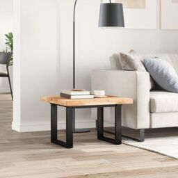 Berkfield Home Table Top Square 60x60x4 cm Solid Wood Acacia in Brown - Size: 60 x 60 x 4 cm - thumbnail 3