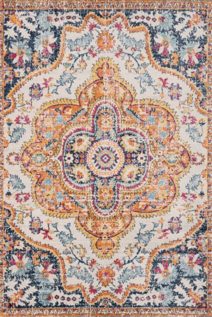 Kukoon Bright Multicolour Traditional Medallion Living Area Rug - Size: 160 cm x 230 cm - image 1