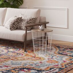 Kukoon Bright Multicolour Traditional Medallion Living Area Rug - Size: 160 cm x 230 cm - thumbnail 4