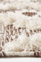Homescapes Lhasa Handwoven Textured Kilim Wool Rug in Brown - Size: 120 cm x 170 cm - thumbnail 4