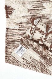 Homescapes Lhasa Handwoven Textured Kilim Wool Rug in Brown - Size: 120 cm x 170 cm - thumbnail 5