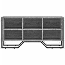 Berkfield Home Shoe Cabinet Grey Sonoma 90x38x45.5 cm Engineered Wood - thumbnail 4