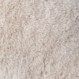 Furn Kallu Reversible Faux Fur Cushion in Natural - Size: 45 cm x 45 cm - thumbnail 6