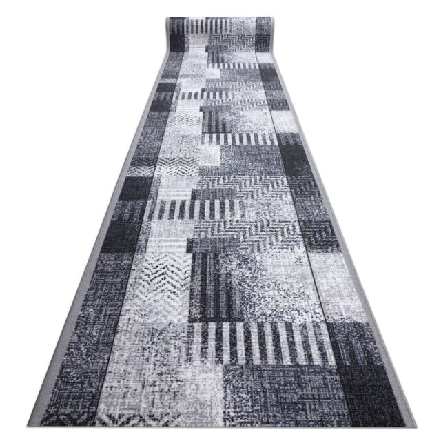 RugsX Anti-Slip Essenza Runner in Grey - Size: 67 cm x 170 cm - image 1
