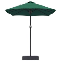 Berkfield Home Modern Garden Parasol Folding Green 385 x 209 x 244 cm Fabric - thumbnail 5