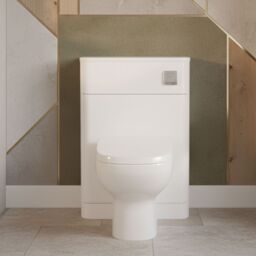 Balterley Floor Standing WC Toilet Unit Gloss White 550mm - thumbnail 8