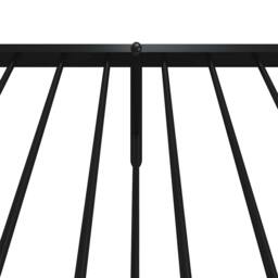 Berkfield Home Metal Bed Frame with Headboard & Footboard Black 100x200 cm - thumbnail 9