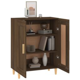 Berkfield Home Sideboard Brown Oak 69.5x34x90 cm Engineered Wood - thumbnail 4