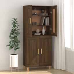 Berkfield Home Sideboard Brown Oak 69.5x34x90 cm Engineered Wood - thumbnail 3