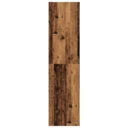Berkfield Home Wardrobe Old Wood 50x50x200 cm Engineered Wood in Brown - Size: 50 x 50 x 200 cm - thumbnail 5