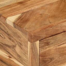 Berkfield Home TV Stand Solid Wood Acacia in Brown - thumbnail 7