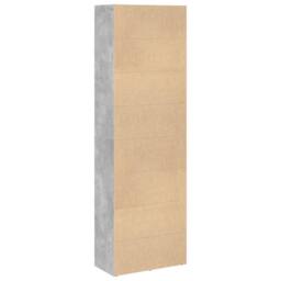 Berkfield Home Bookcase Concrete Grey 60x30x189 cm Engineered Wood - Size: 60 x 30 x 189 cm - thumbnail 6