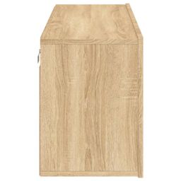 Berkfield Home TV Cabinet Wall-mounted Sonoma Oak 100x30x41 cm in Brown - Size: 100 x 30 x 41 cm - thumbnail 7