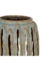 KDMD Capella Lantern Candle Holder - Elegant Indoor & Outdoor Decor in Teal - thumbnail 3