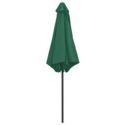 Berkfield Home Outdoor Parasol with Aluminium Pole 270x246 cm Green - thumbnail 4