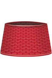 Netagon Rattan Style Red Tree Skirt - thumbnail 5