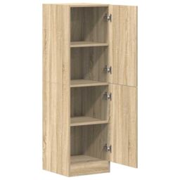 Berkfield Home Kitchen Cabinet Sonoma Oak 38x41.5x131.5 cm Engineered Wood in Brown - thumbnail 5