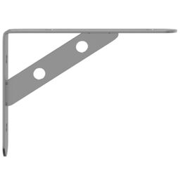 Berkfield Home Shelf Brackets 4 pcs 15x2.5x11.5 cm Silver Stainless Steel - thumbnail 6