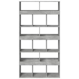 Berkfield Home Classic Bookcase Concrete Grey 100x33x187.5 cm Engineered Wood - thumbnail 4