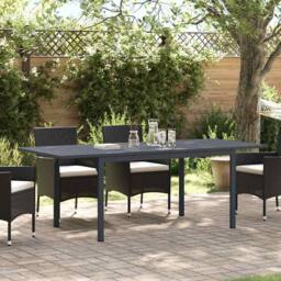 Berkfield Home Extension Tables 2 pcs Anthracite 210x90x73 cm Steel in Grey - Size: 210 x 90 x 73 cm - thumbnail 2