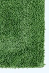 Homescapes Luxury Square Bath Mat 1600GSM 100% Cotton Reversible Shower Mat, 50cm in Light Green - thumbnail 2