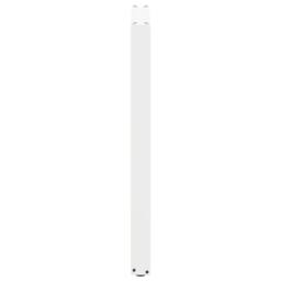 Berkfield Home Coffee Table Legs U-Shaped 2 pcs White 60x(100-101) cm Steel - thumbnail 6
