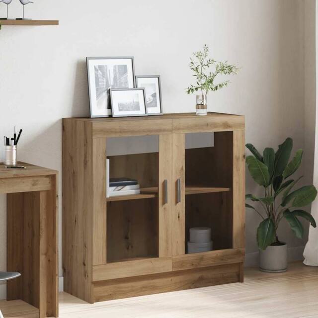 Berkfield Home Classic Book Cabinet Artisan Oak 82.5x30.5x80 cm Engineered Wood in Brown - image 1