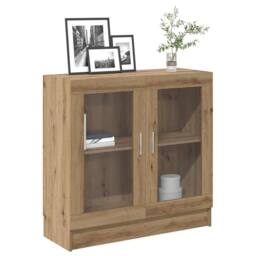 Berkfield Home Classic Book Cabinet Artisan Oak 82.5x30.5x80 cm Engineered Wood in Brown - thumbnail 2