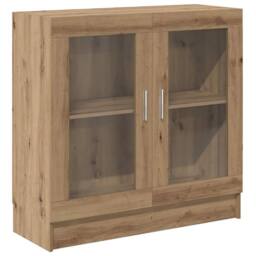 Berkfield Home Classic Book Cabinet Artisan Oak 82.5x30.5x80 cm Engineered Wood in Brown - thumbnail 3