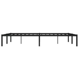 Berkfield Home Metal Bed Frame Black 160x200 cm - thumbnail 6