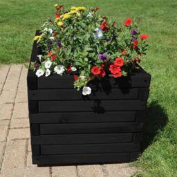 Access Garden Products Pine raised trough planter (L) 120cm × (H) 40cm × (D) 40cm in Black - thumbnail 7