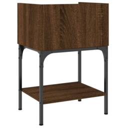 Berkfield Home Elegant Bedside Tables 2 pcs Brown Oak 40.5x31x60 cm Engineered Wood - thumbnail 9