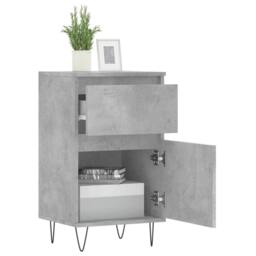 Berkfield Home Sideboard Concrete Grey 40x35x70 cm Engineered Wood - Size: 40 x 35 x 70 cm - thumbnail 4