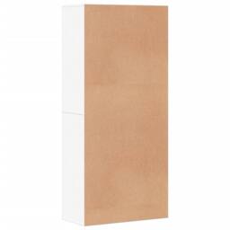 Berkfield Home Shoe Cabinet White 80x39x178 cm Engineered Wood - Size: 80 x 39 x 178 cm - thumbnail 5