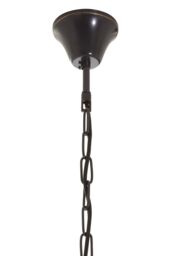 Orsina Hampstead Black Finish Large Pendant Light With Hints of Gold - thumbnail 4
