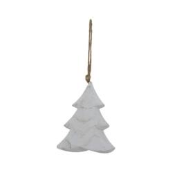 Lemon Pavilion Furniture and Decor Whitewashed Rustic Hanging Tree - Wood - L5 x W12 x H14 cm - White - thumbnail 2